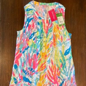 Lilly Pulitzer Essie Dress in Multi Sparkling Sands 
Size XS